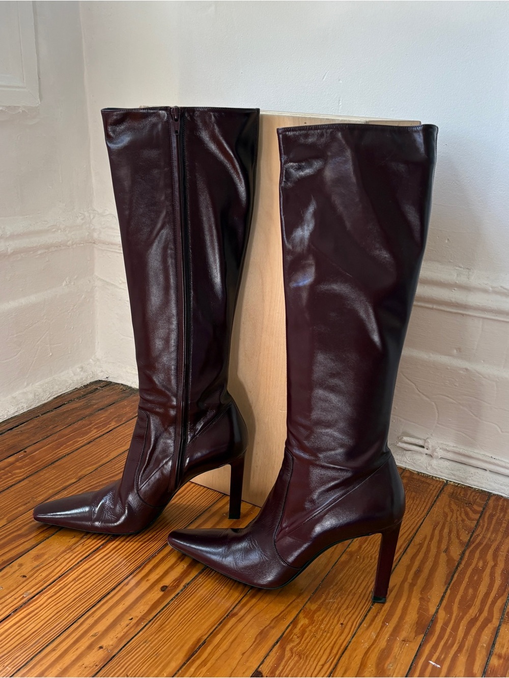 Saint Laurent leather boots